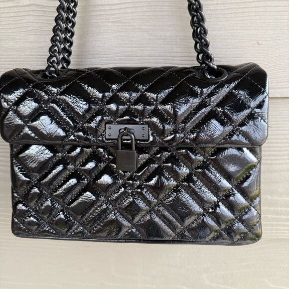 Kurt Geiger Black Quilted Crossbody Bag - Picture 3 of 10